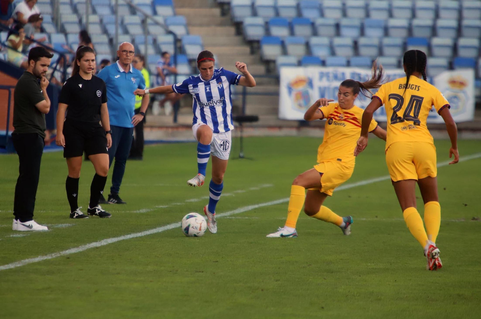 Imágenes del Sporting de Huelva-FC Barcelona