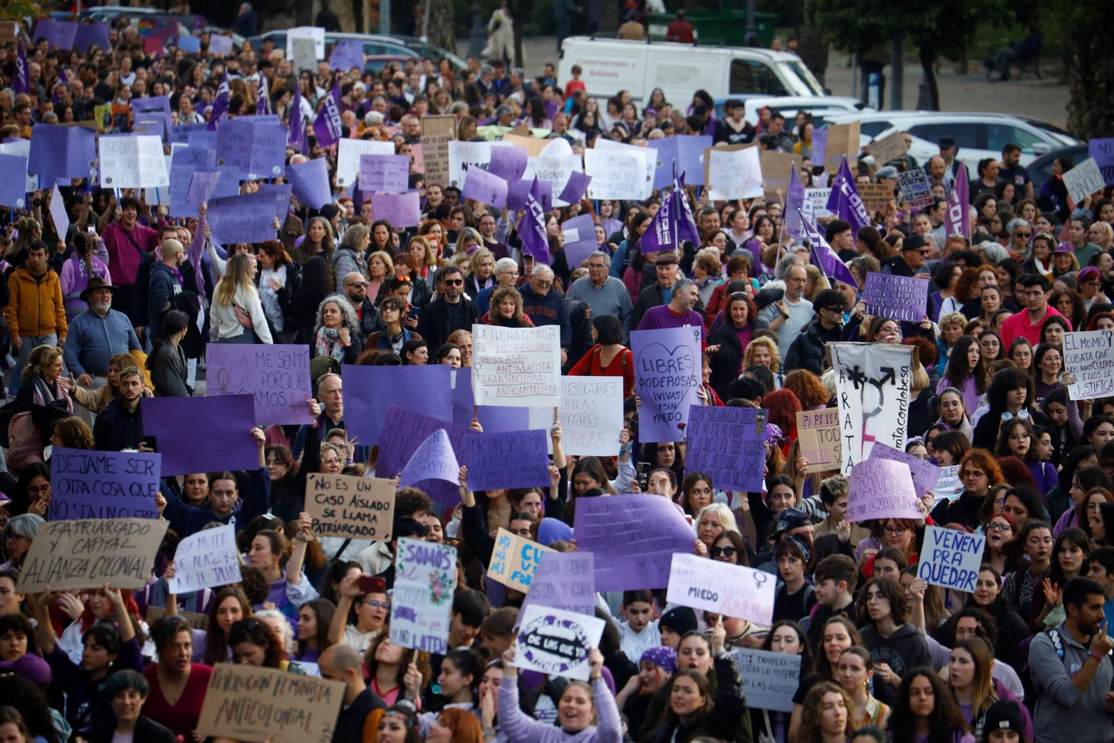 La manifestación del 8M en Córdoba, en imagenes