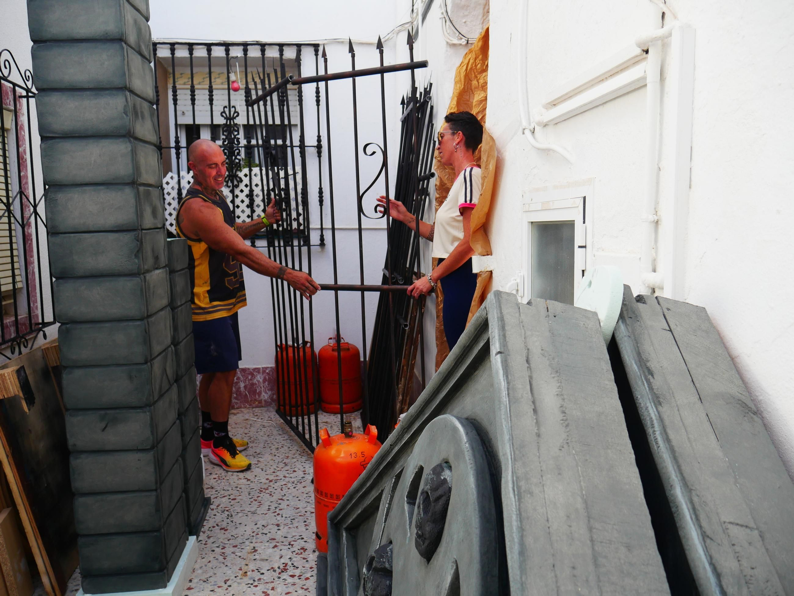 Los terroríficos interiores del pasaje de la Casería de Ossio estarán cuidados al detalle.