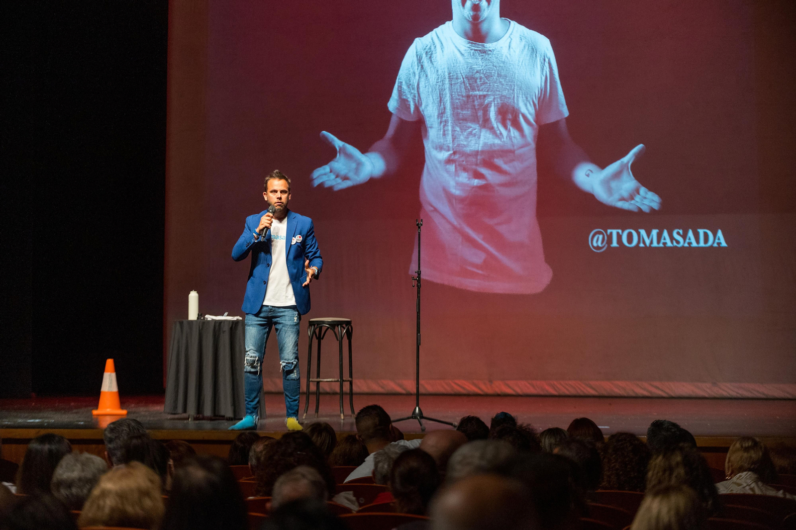 El show de Tomás García llega 'Sin red' al Teatro de las Cortes en San Fernando