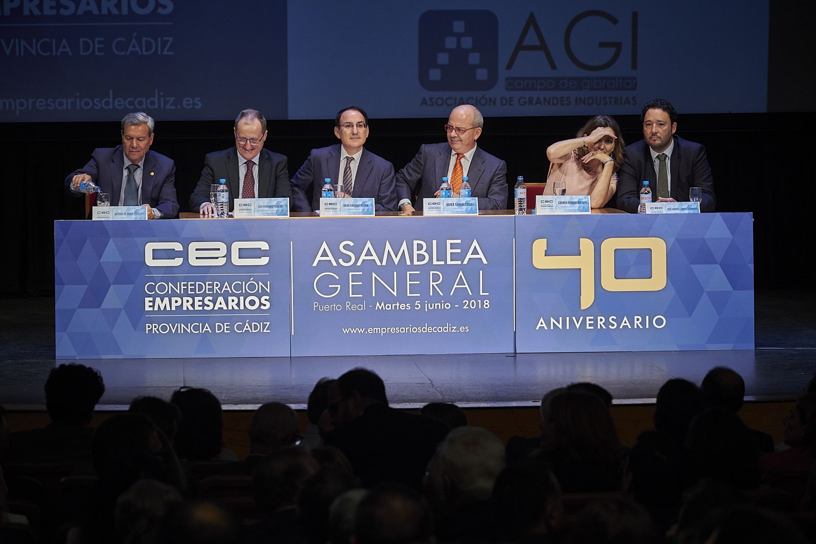La Confederación de Empresarios de Cádiz (CEC) celebra su 40 aniversario.