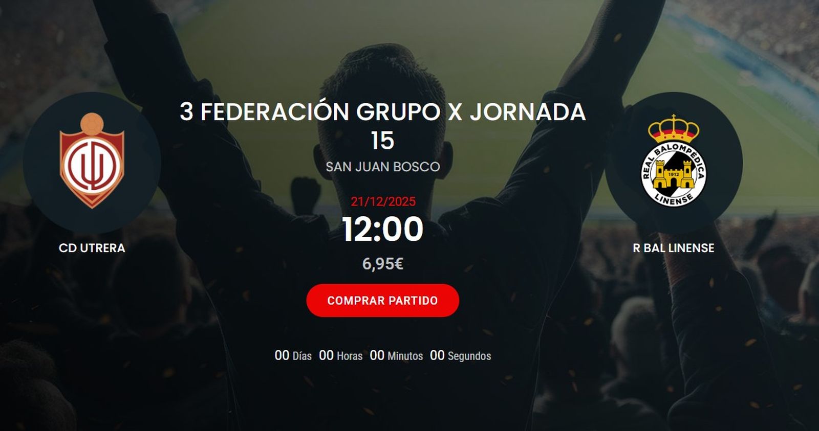 El acceso a las imágenes del Utrera-Balona a través de Triunfemos Web Directo