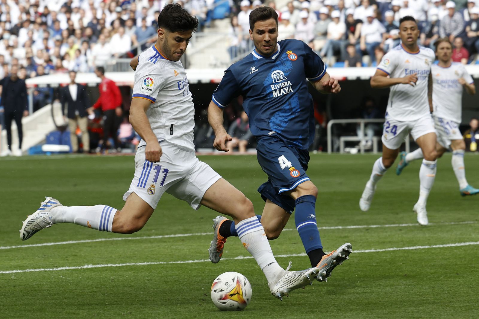 Victoria del Real Madrid y celebración del título de Liga