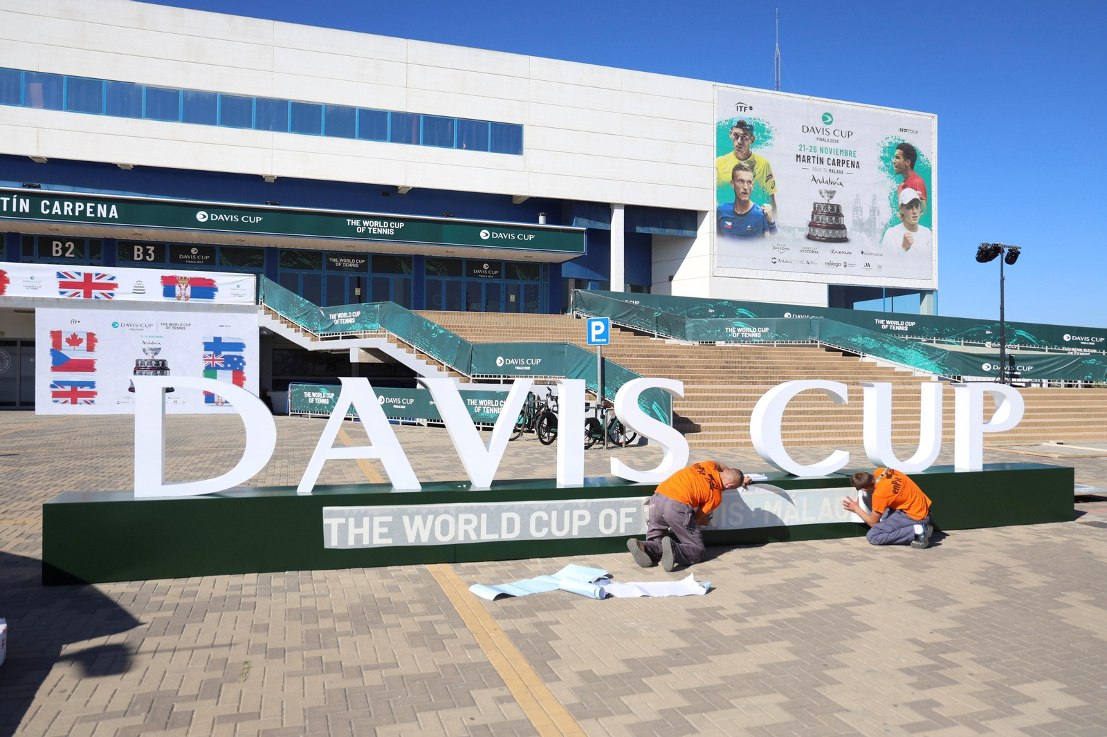 El Carpena se pone guapo para la Copa Davis