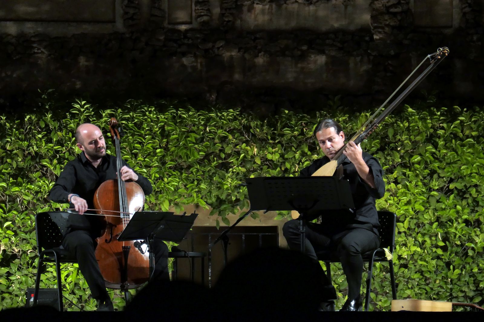 Guillermo Turina y Manuel Minguillón en el Alcázar.