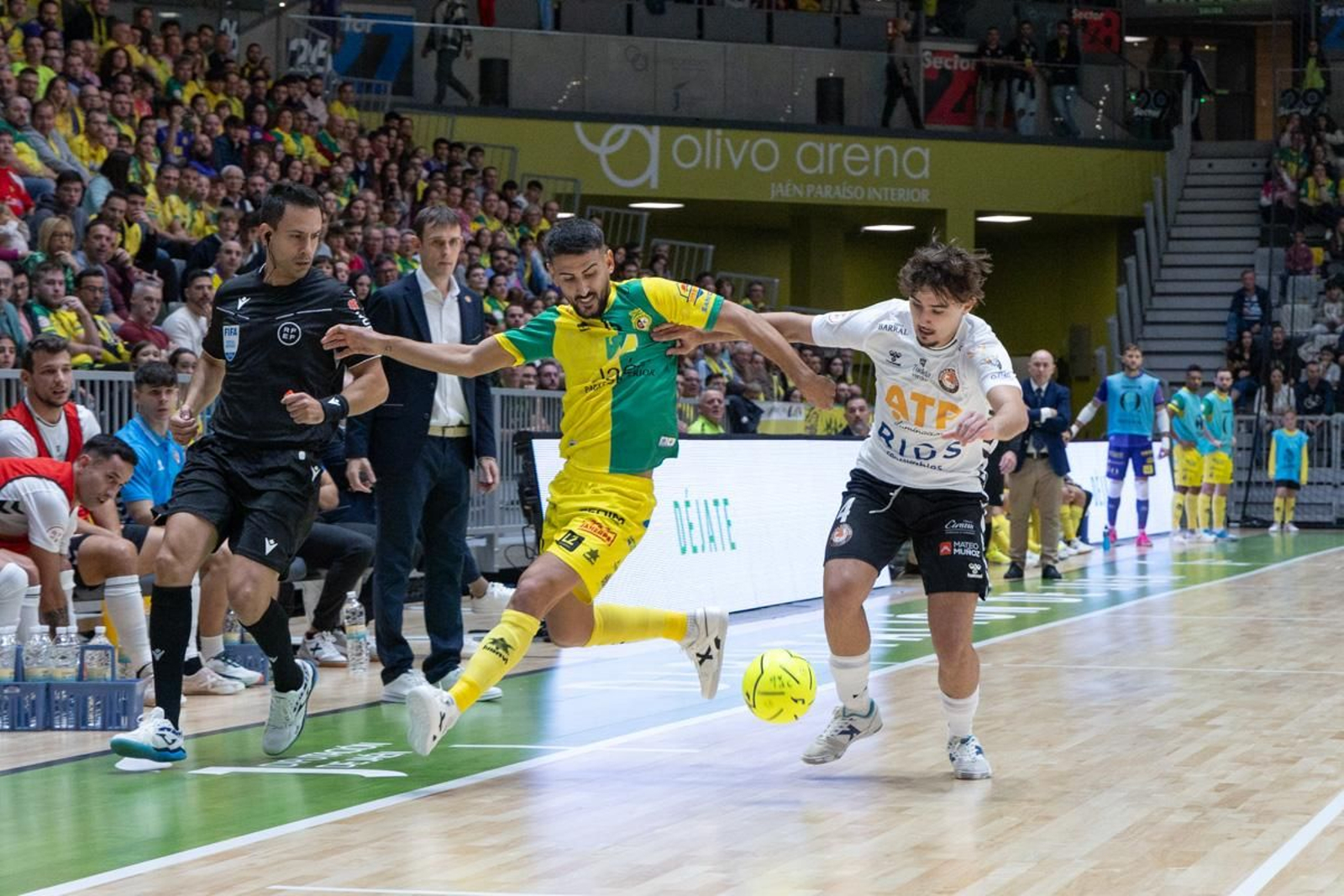 Jaén Paraíso Interior FS contra  ATP Ilum. Ribera Navarra FS