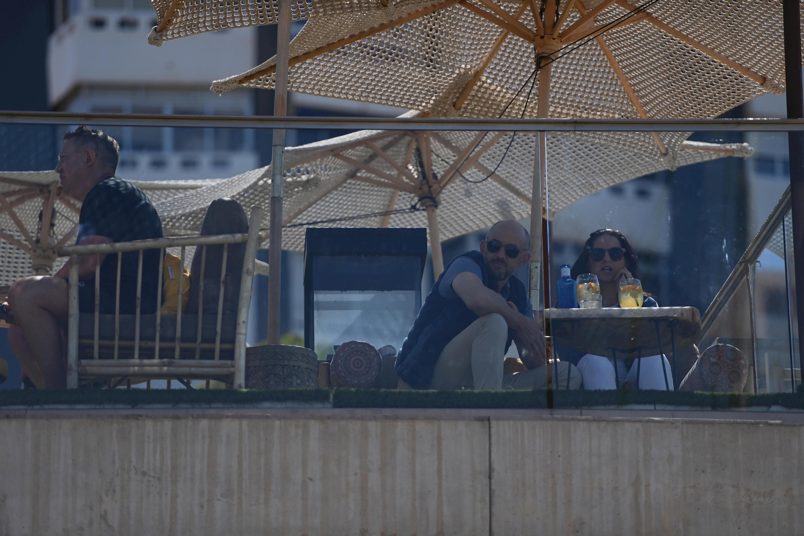 Así lucen las playas y chiringuitos de Málaga este sábado (fotos)