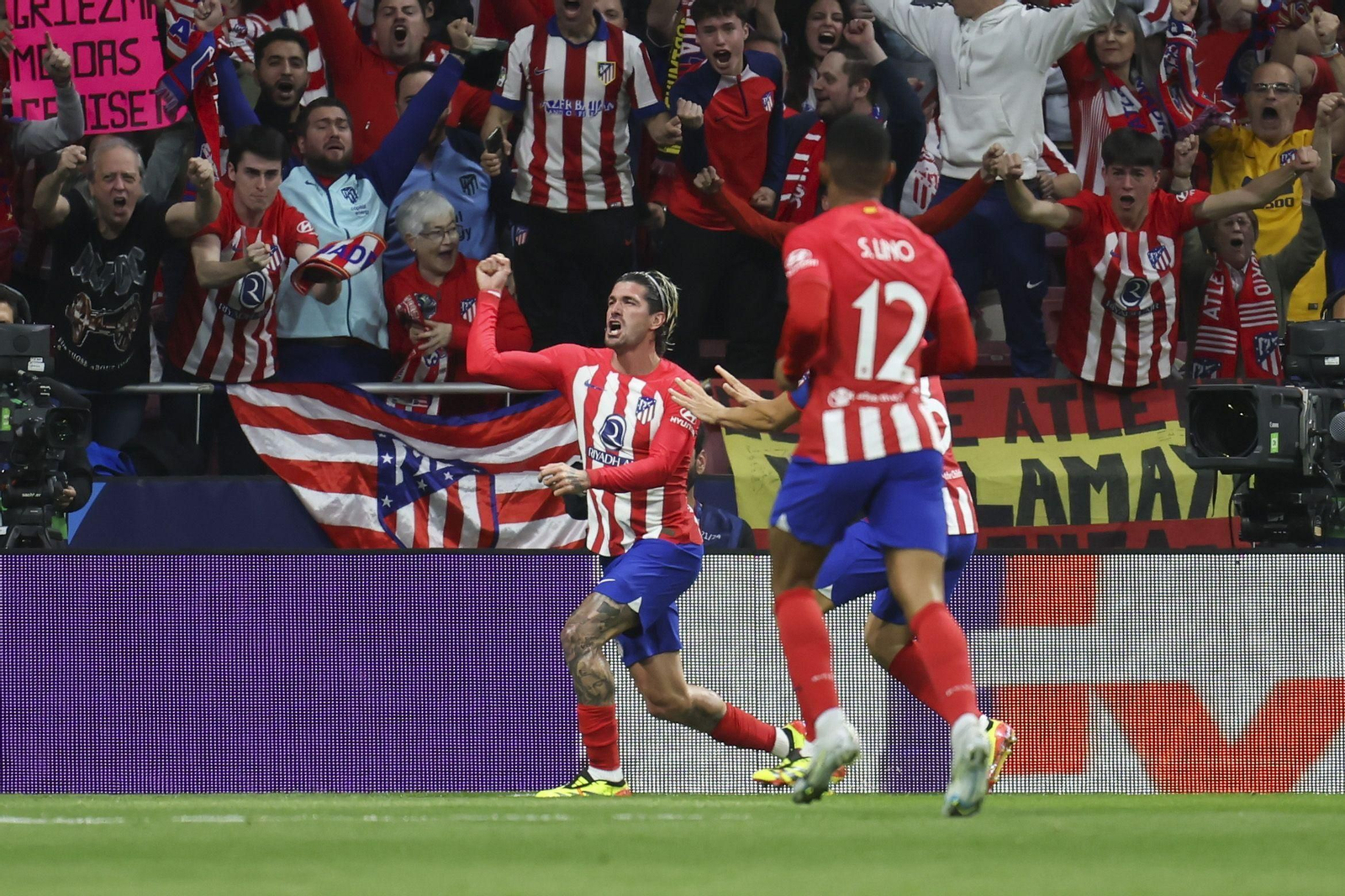 El Atlético de Madrid - Borussia Dortmund, en fotos