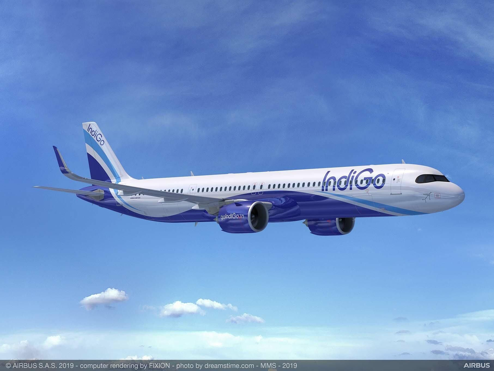 Avión A320 de Indigo
