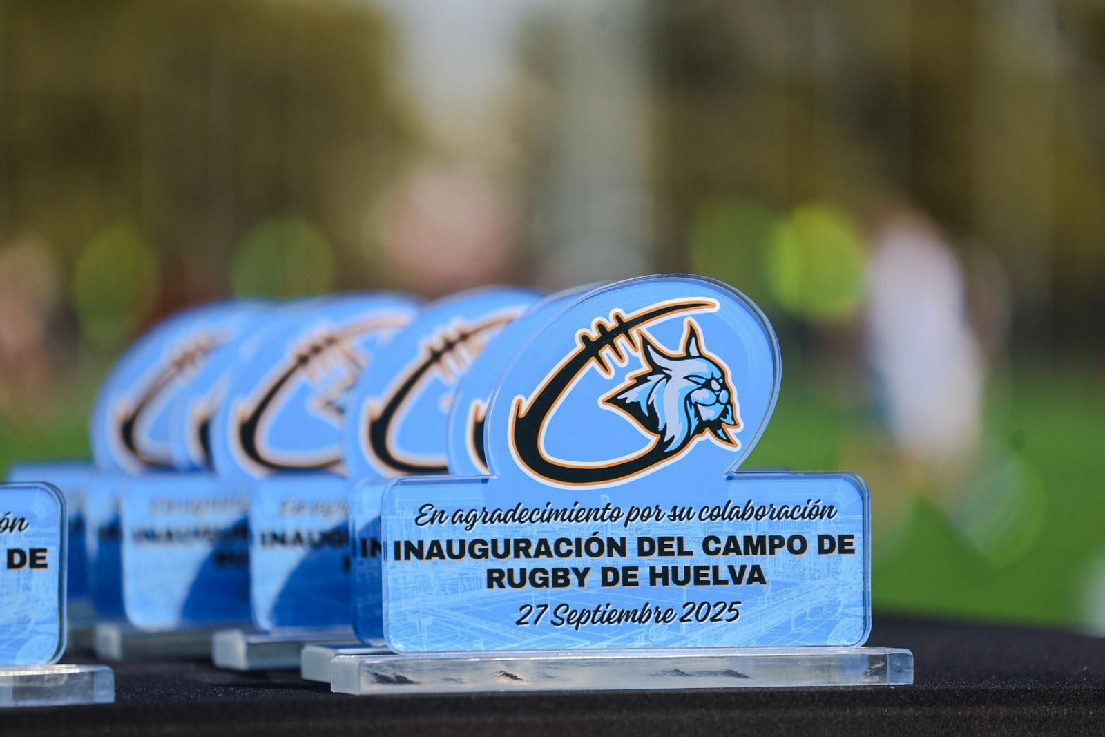 Imágenes de la inauguración del campo de rugby de Huelva