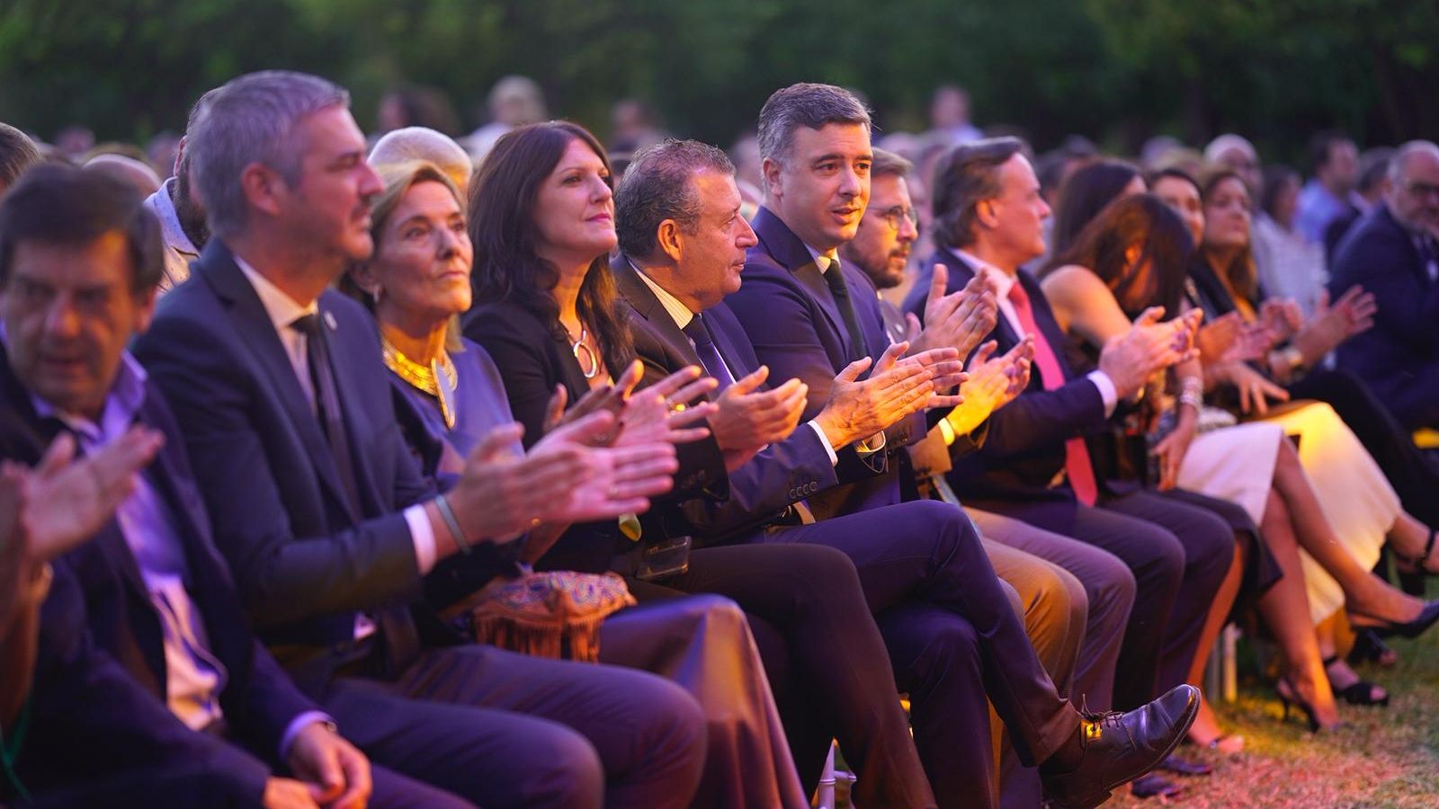 Javier Fernández y Rodríguez Hans y el subdelegado del Gobierno, Francisco Toscano