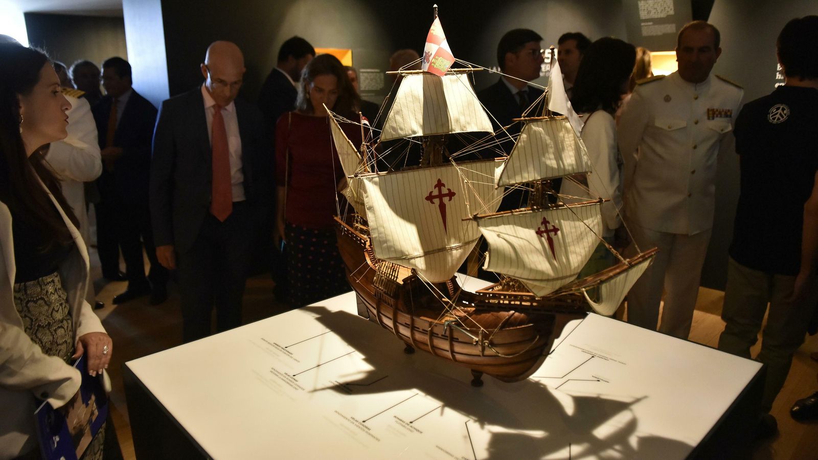 La Nao Victoria es la protagonista de la exposición de la Primera Vuelta al Mundo.