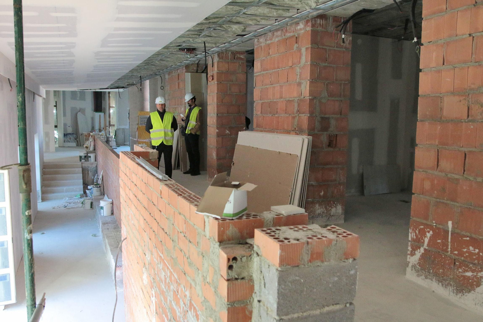 Así avanzan las obras de rehabilitación del Ayuntamiento de Almería