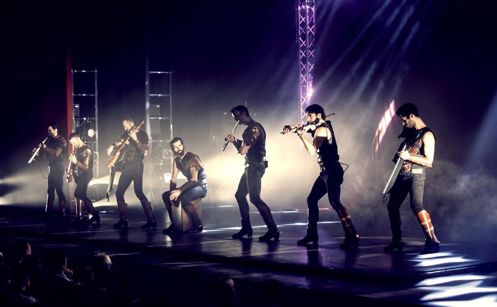 Los Vivancos durante la puesta en escena de 'Nacidos para bailar'.