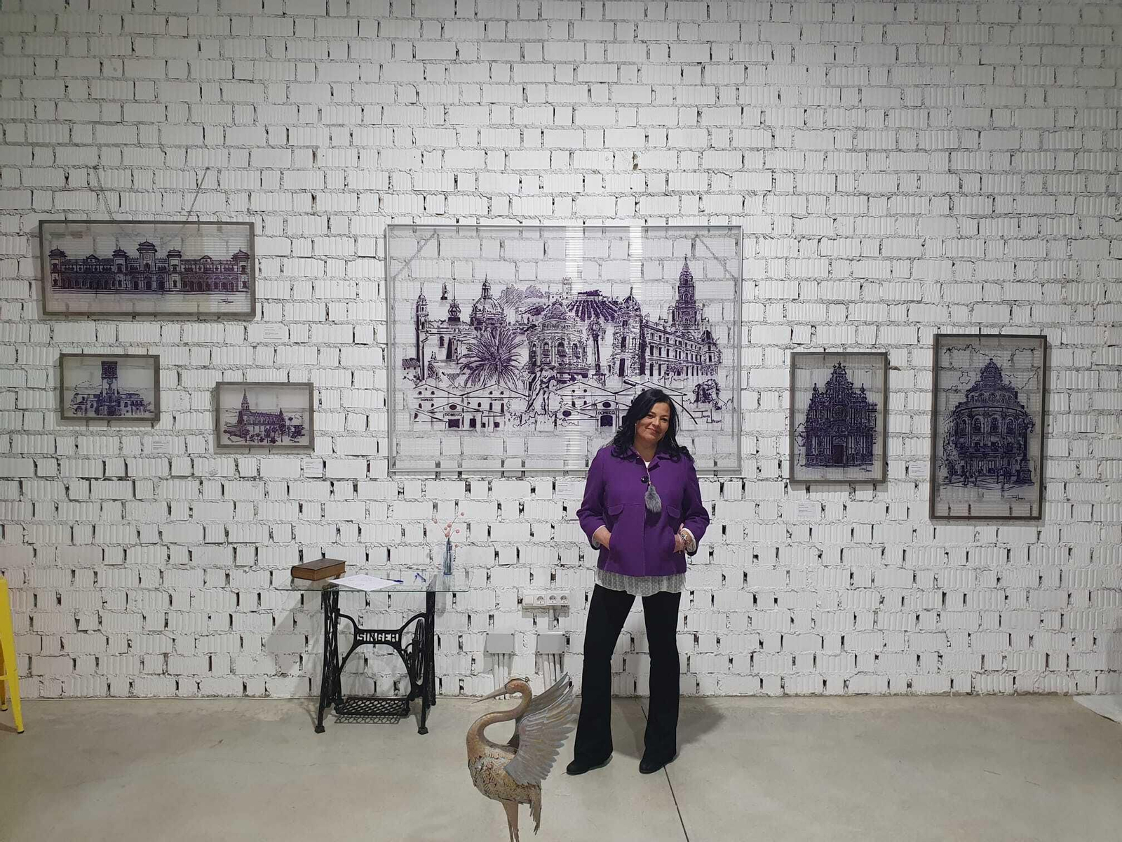 Exposición de Inma Urbano en  Bretón Artespacio