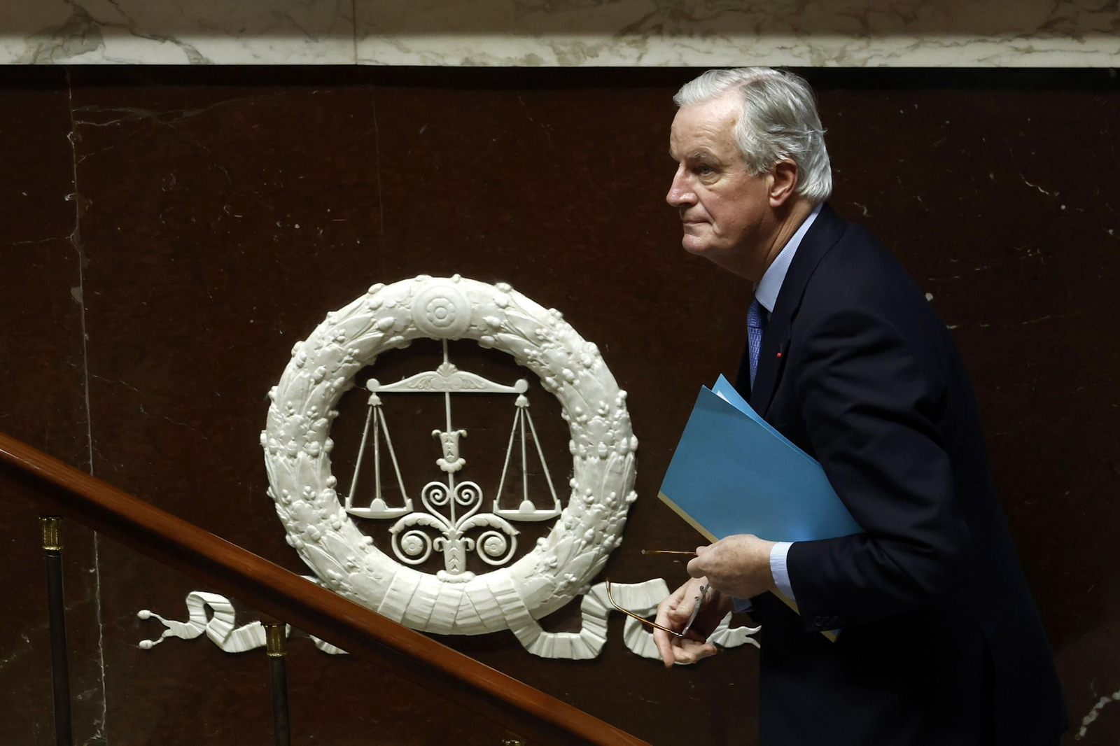 Michel Barnier, este miércoles en la Asamblea Nacional. Michel Barnier, este miércoles en la Asamblea Nacional.