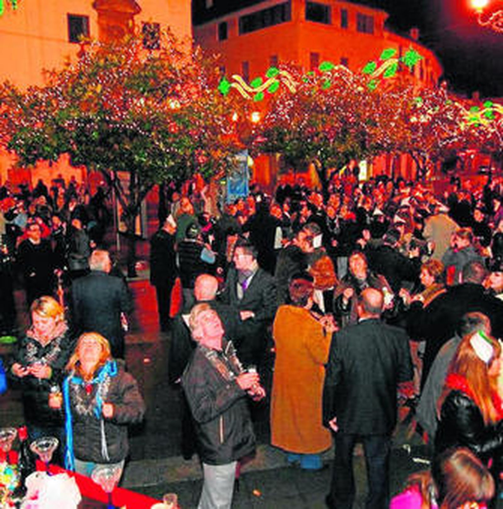 Fiesta de fin de año en Vélez, en una imagen de archivo.