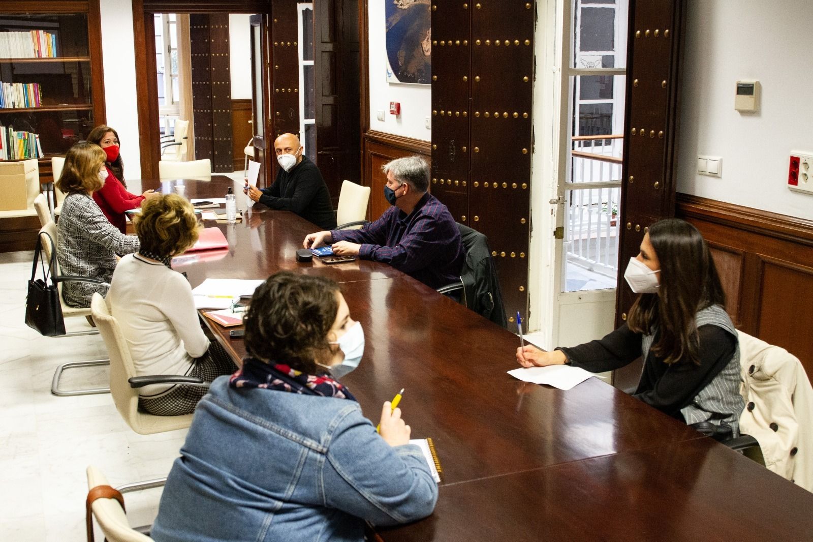 Una imagen de la reunión.