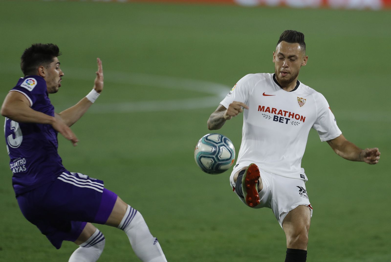 Las imágenes del Sevilla-Valladolid