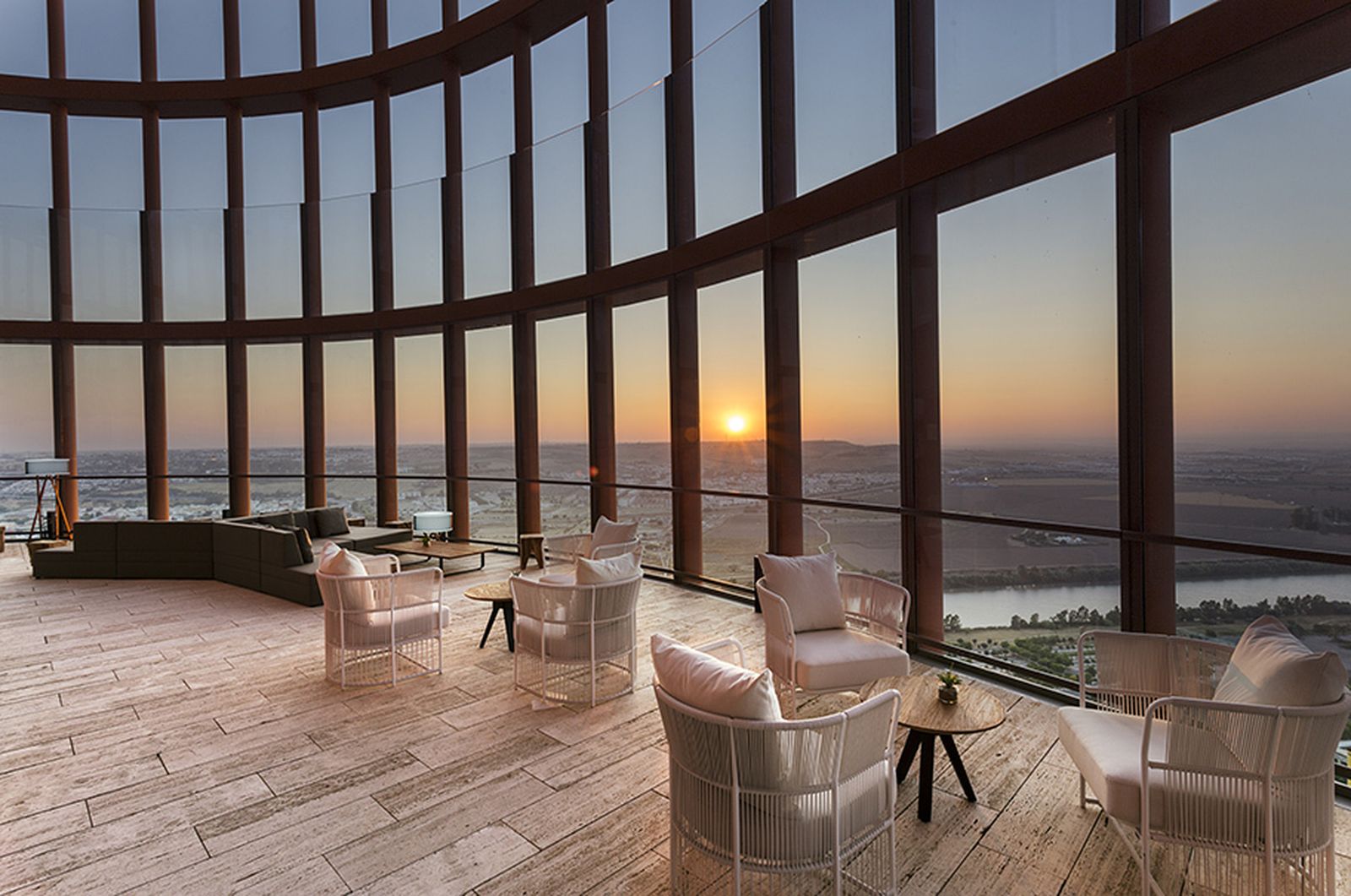 Mirador del Hotel de Torre Sevilla.