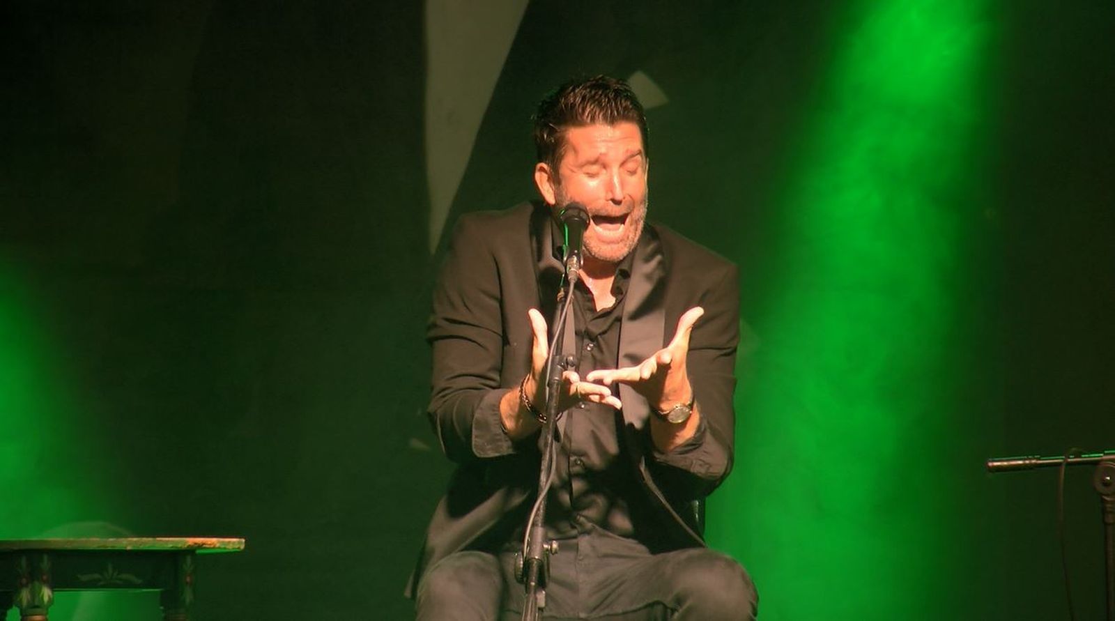 José Joaquín Moreno Cano durante su actuación en la final del concurso