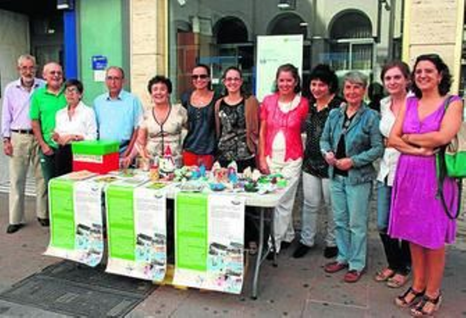 Campaña de El Sauce en la Plaza Nueva de Lucena.