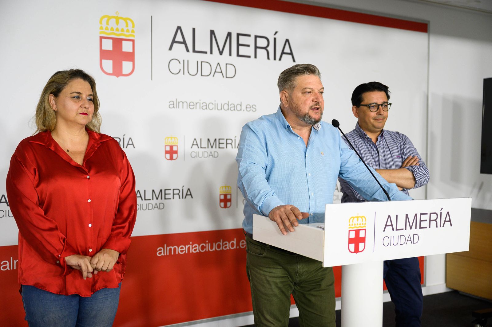 Desirée Manzano, Diego Cruz y Manuel Guzmán.