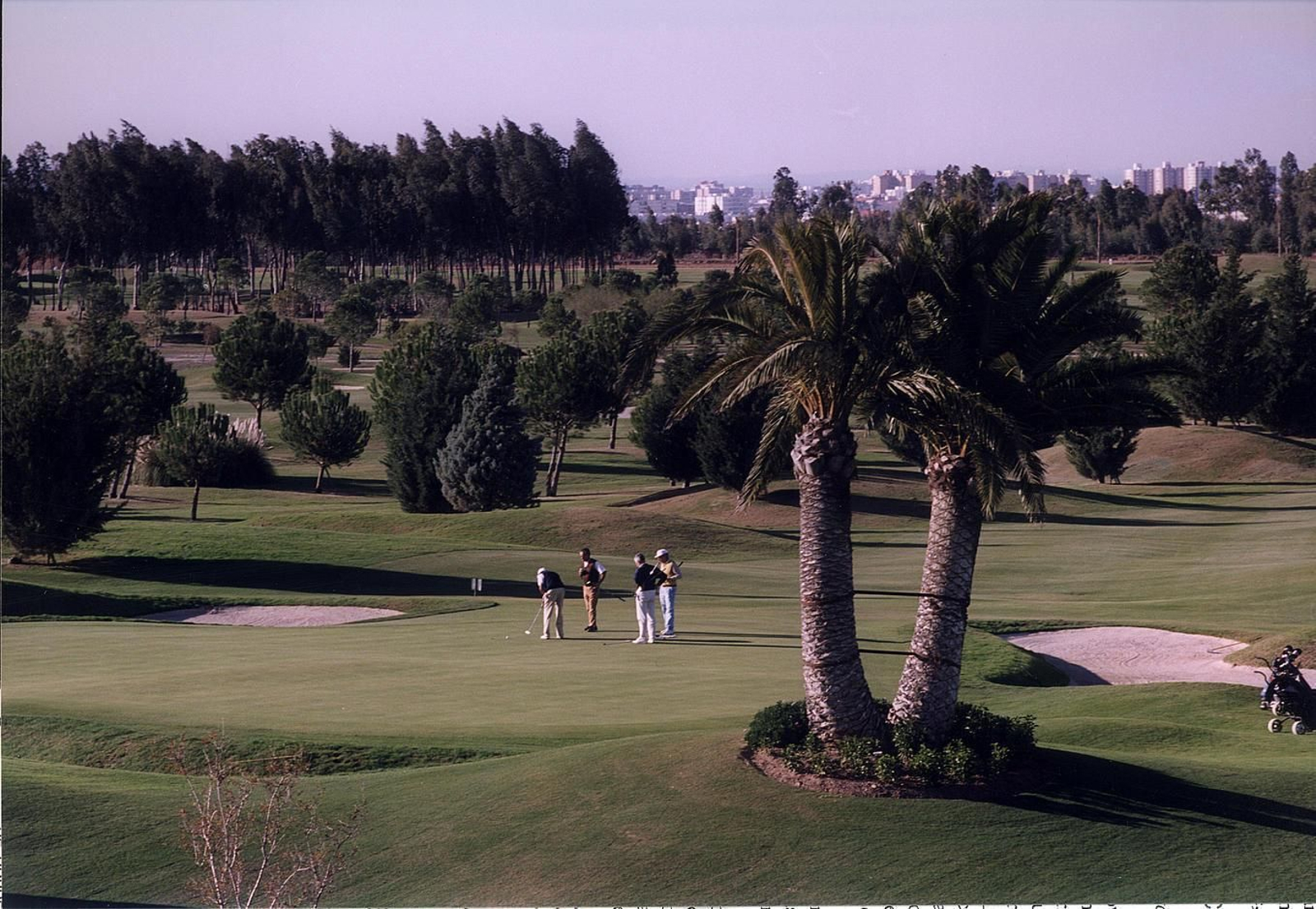Vista general del Real Club de Golf de Sevilla, en el término municipal de Alcalá de Guadaíra.