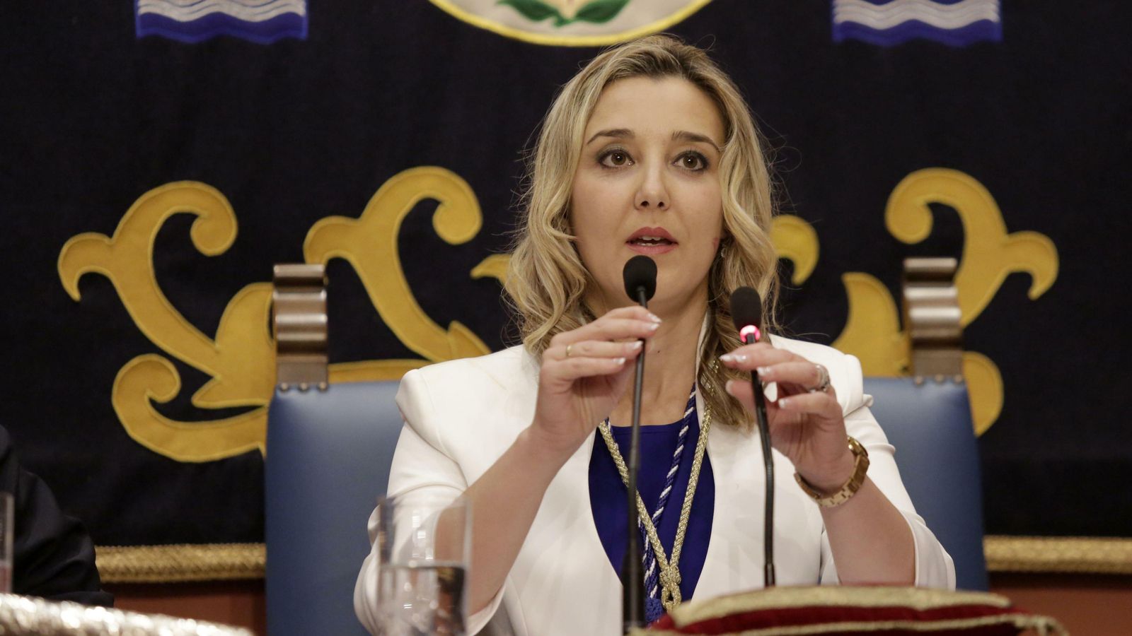 La alcaldesa y secretaria local del PSOE,  Ana Isabel Jiménez.