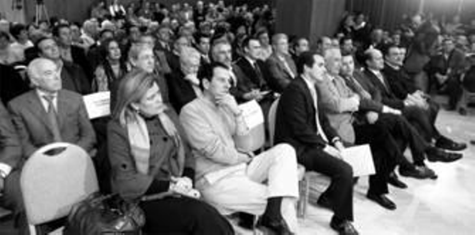 Vista general del público asistente al acto celebrado ayer por el Partido Popular.