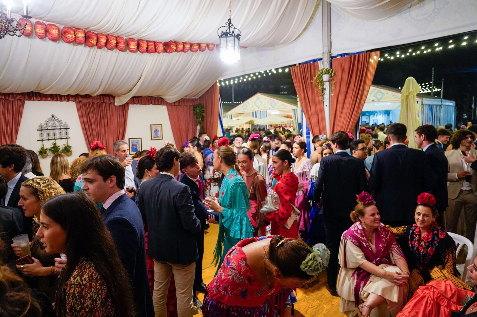 Ambiente en una caseta de la Feria del Caballo en la edición anterior.