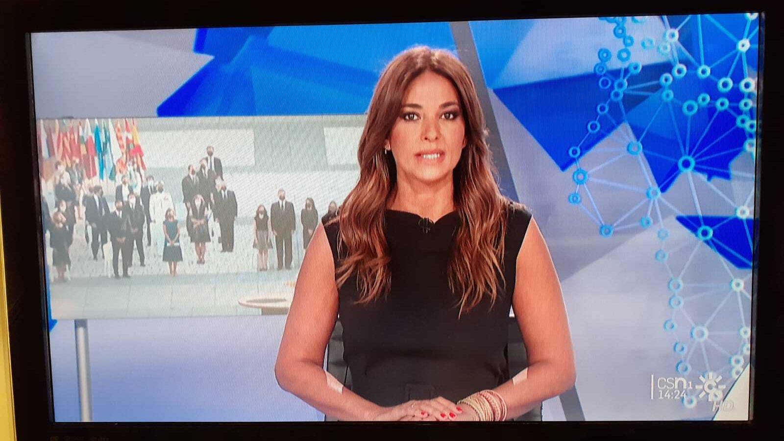 En la presentación de un informativo de mediodía en Canal Sur