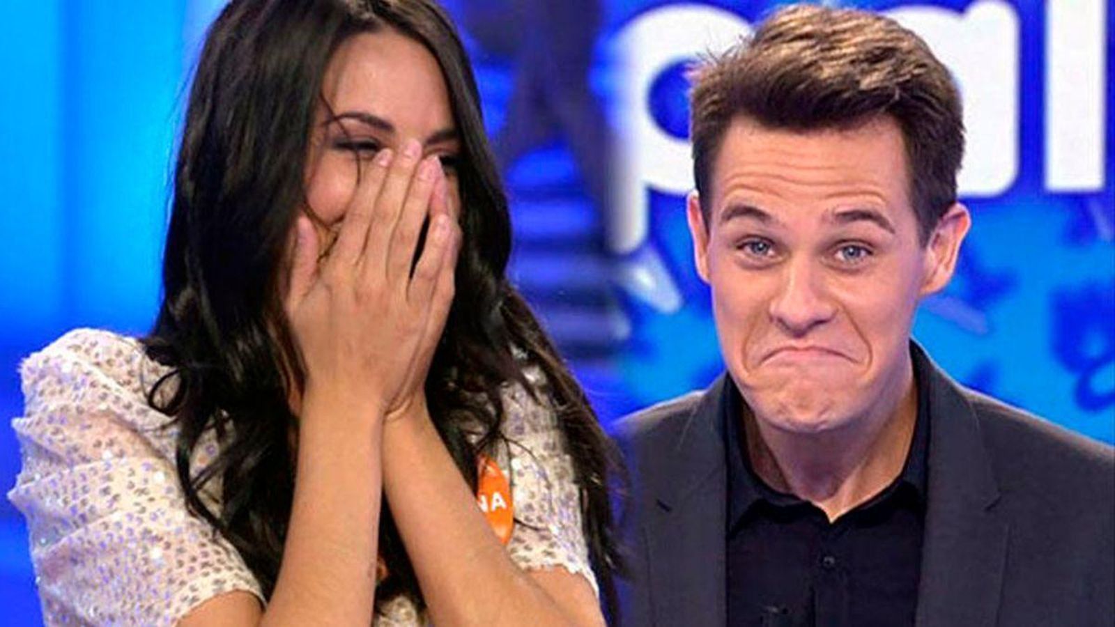 Christian Gálvez y Almudena Cid, en ‘Pasapalabra’.