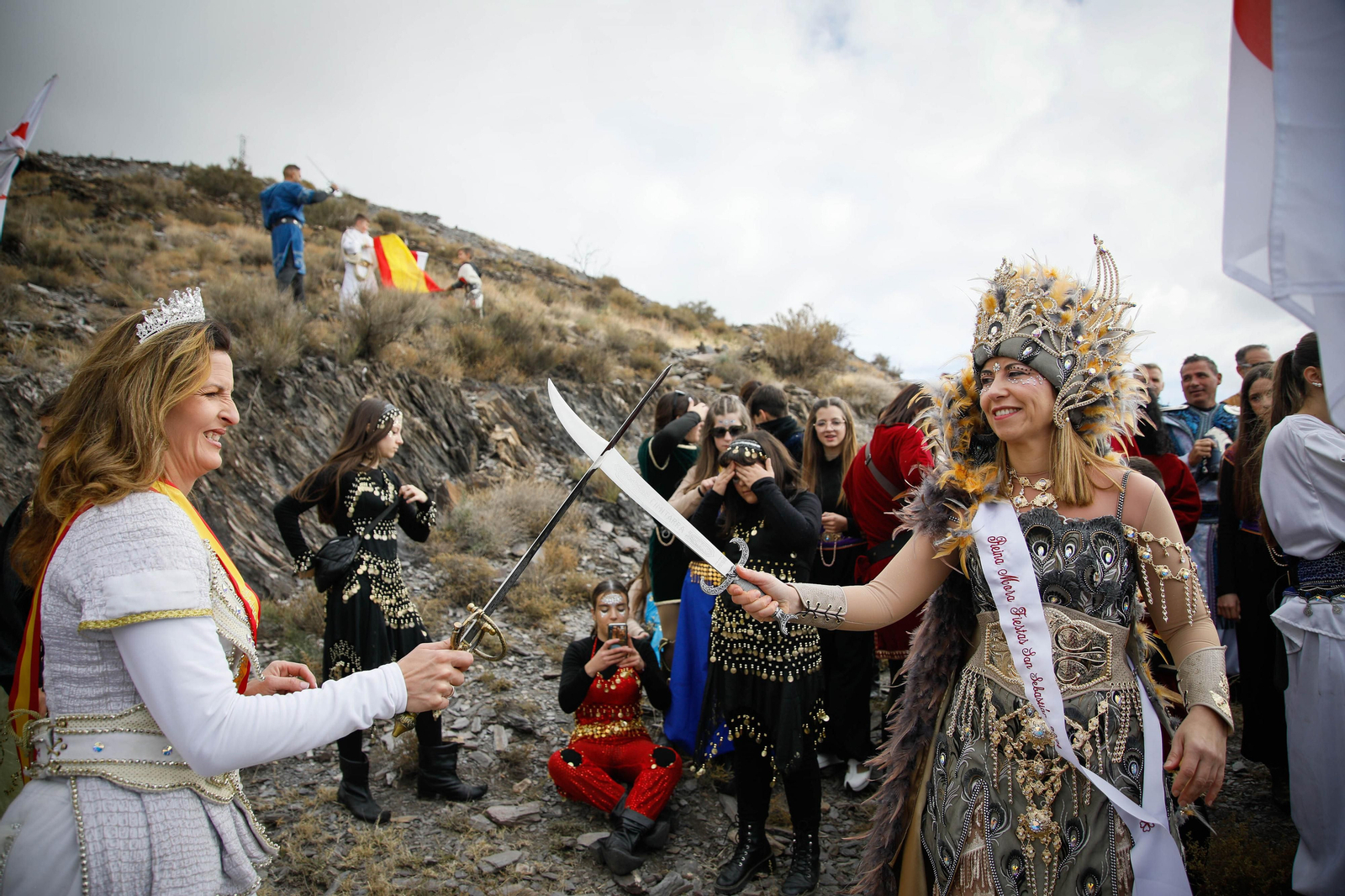 Última guerrilla en Gérgal entre moros y cristianos.