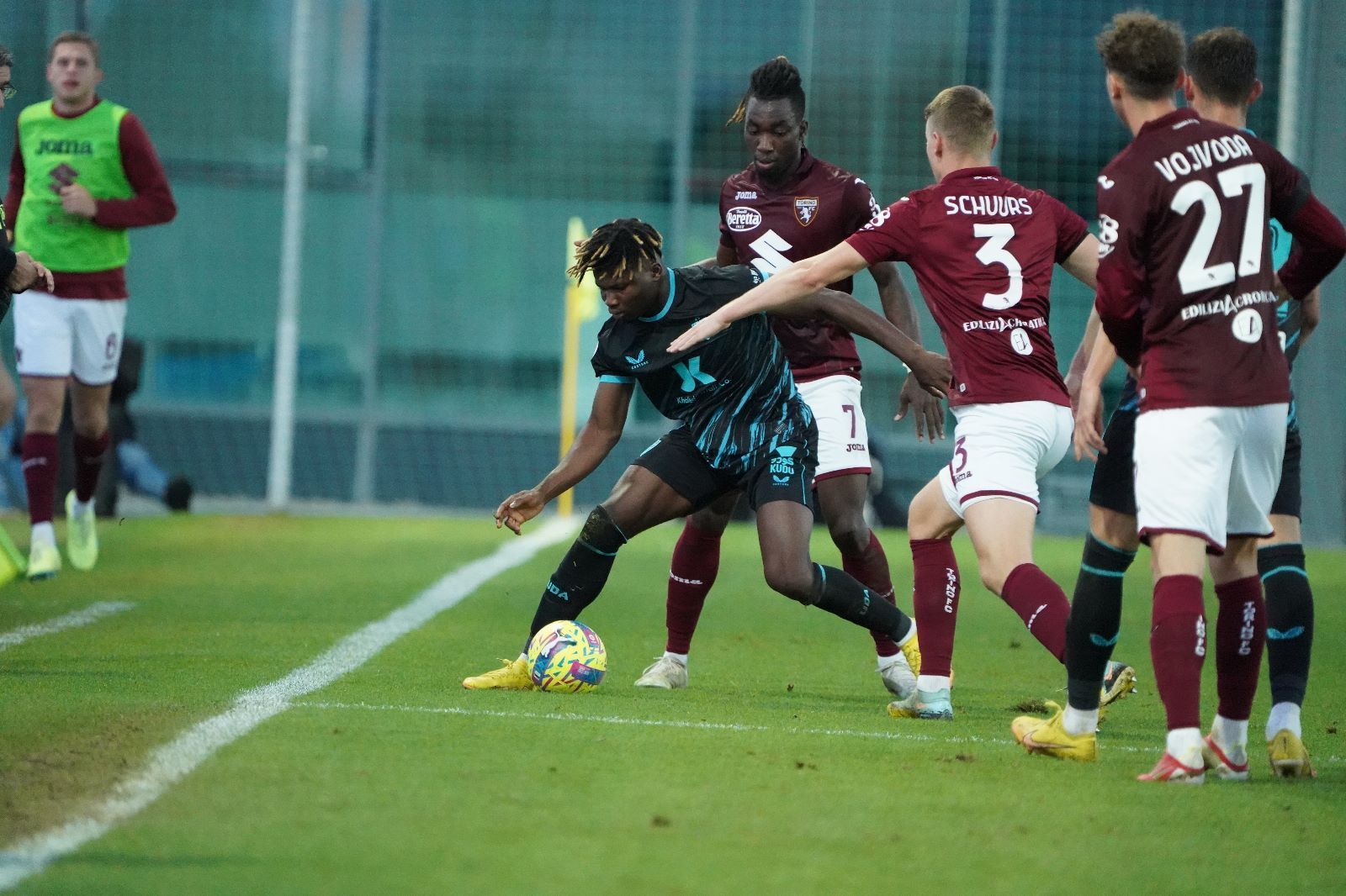 Las fotos del primer encuentro de la historia del Almería ante un rival italiano