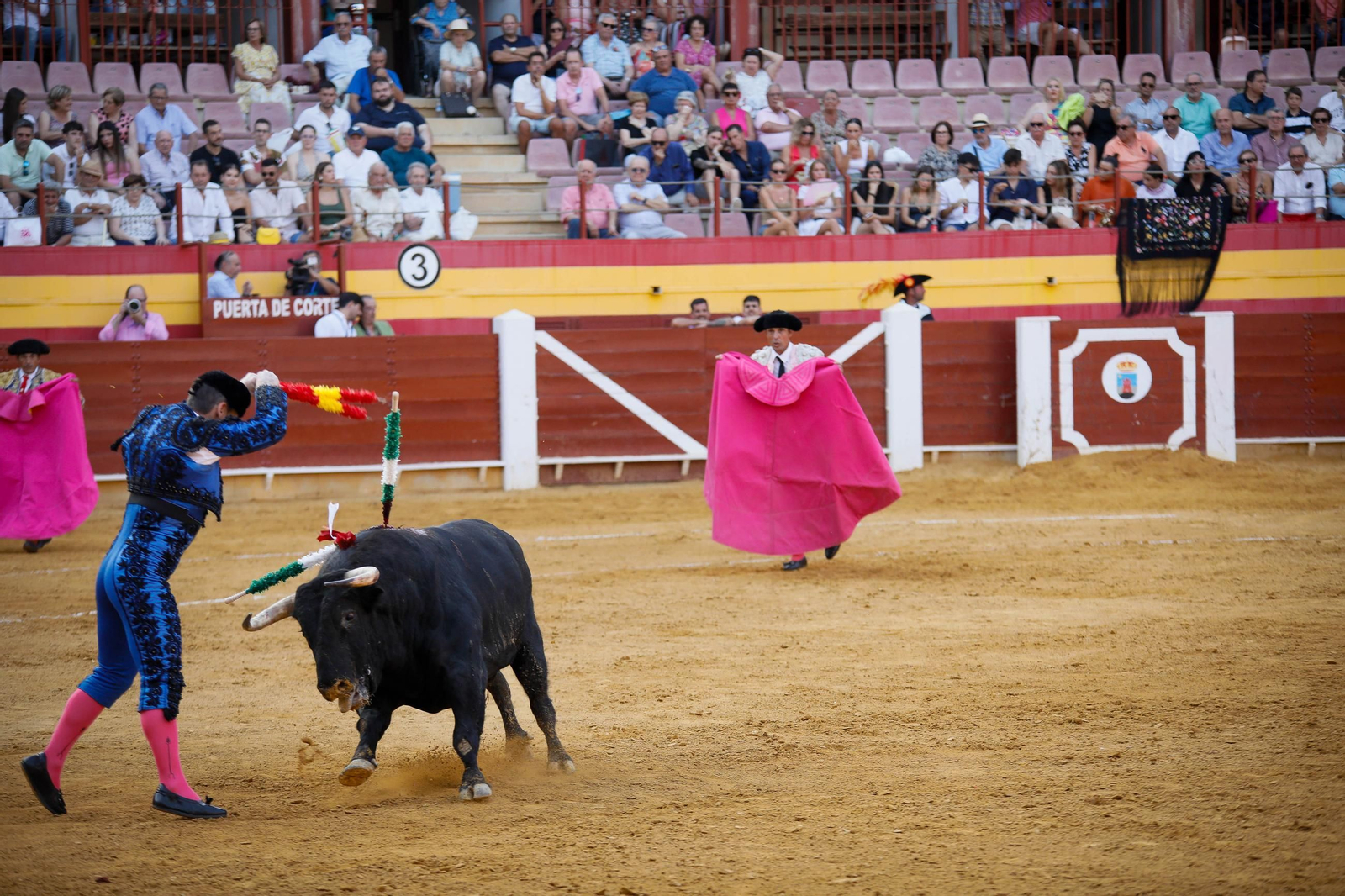 Imágenes de la corrida de toros en Roquetas de Mar