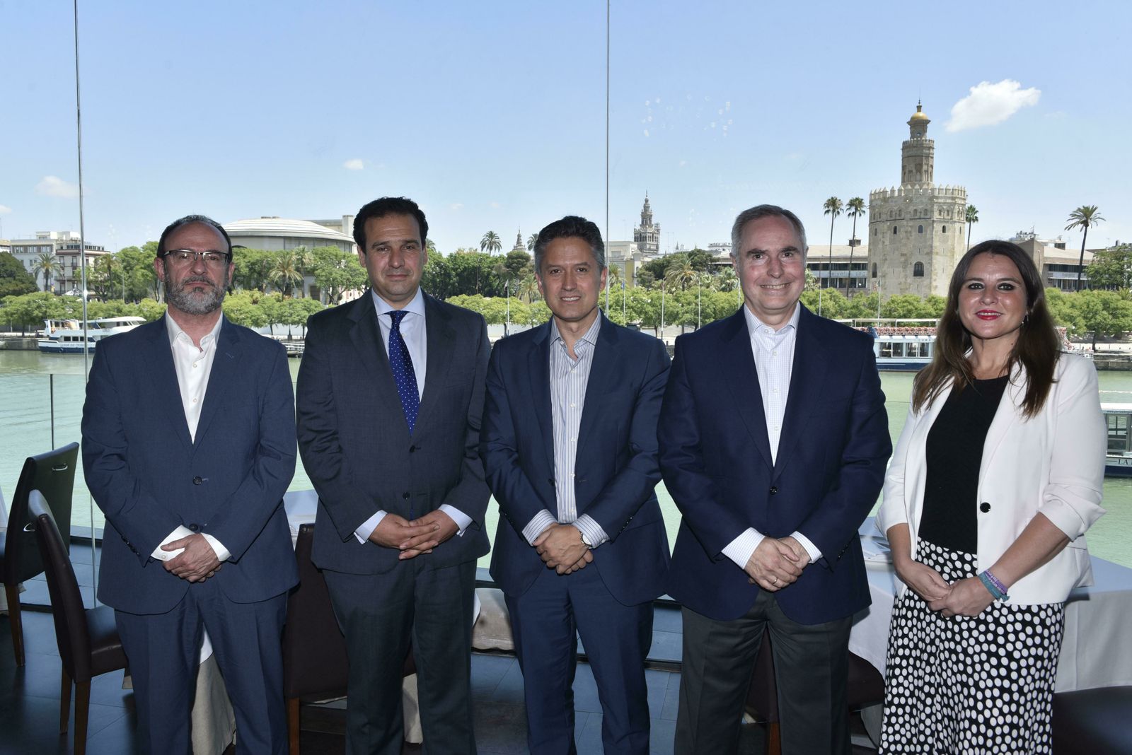Rafael Olmos, Joaquín Delfín Martínez de Salazar, Javier Urbiola, Jaime García Vázquez y Miriam López