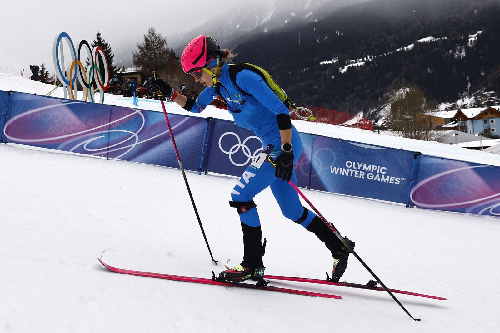 Las mejores fotos de la carrera de Ana Alonso y Oriol Cardona, bronce en el relevo mixto en los Juegos Olímpicos de Invierno