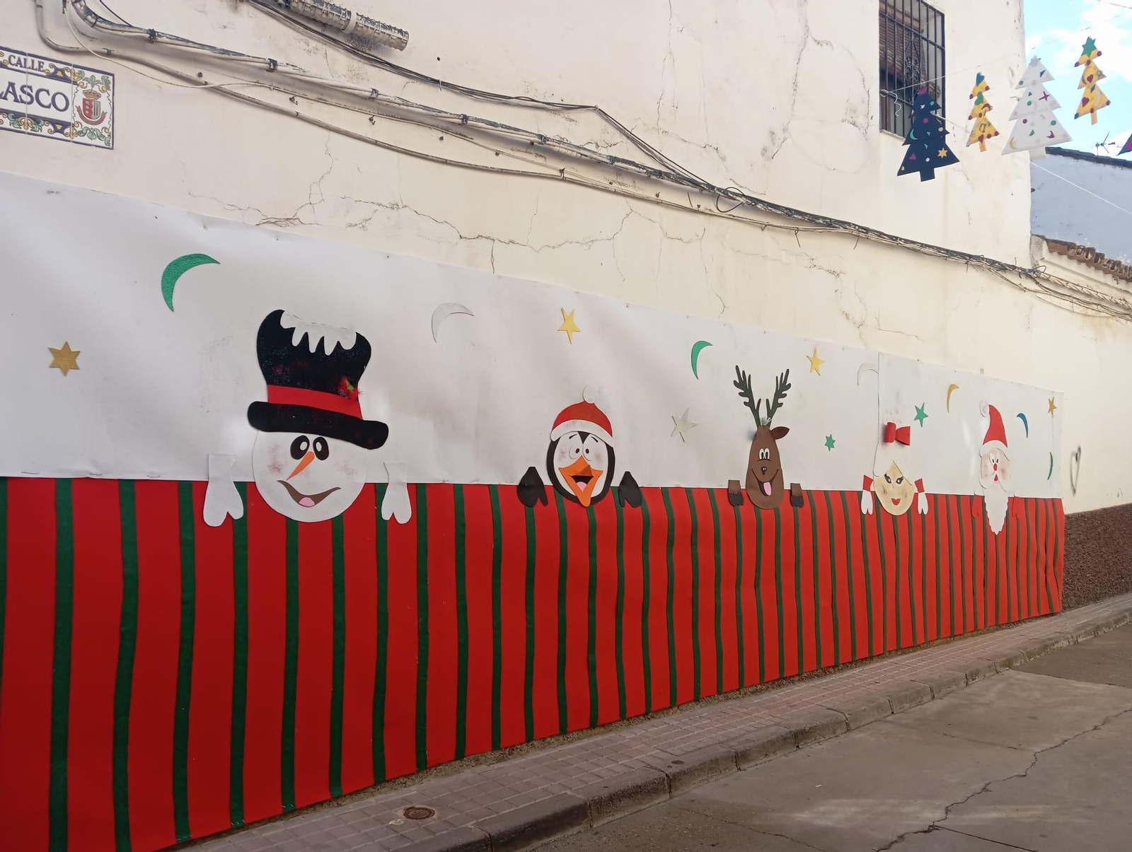 Las calles de Villafranca de Córdoba decoradas por Navidad