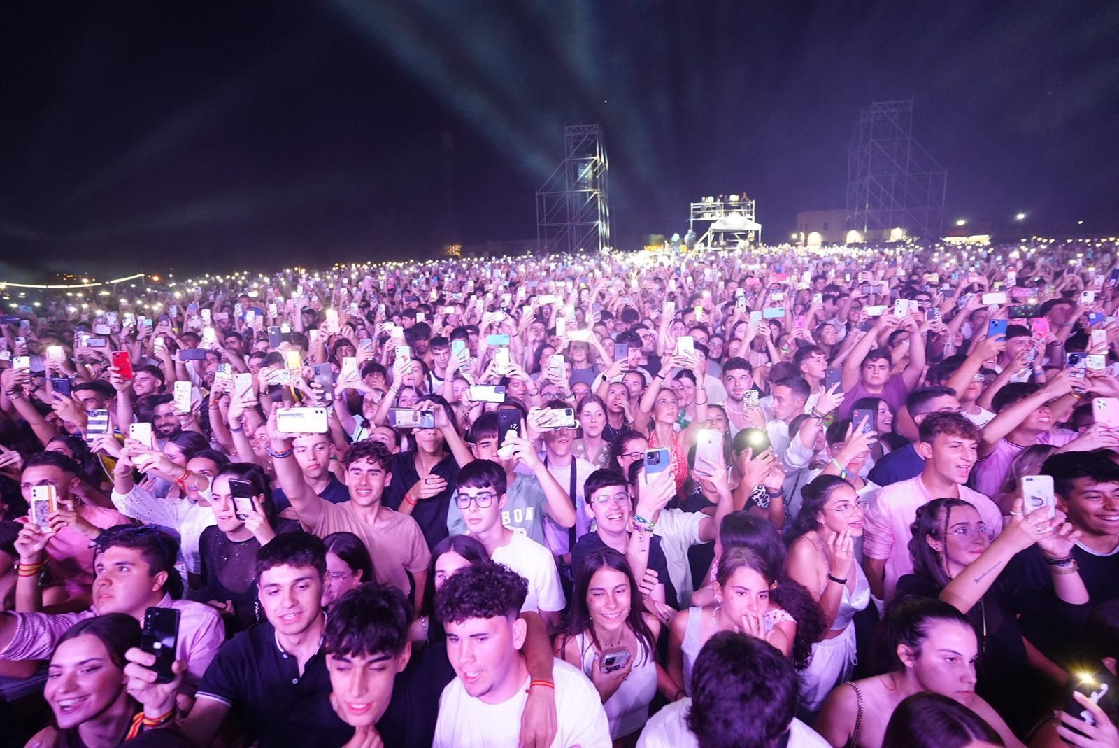 El concierto de Quevedo en Pozoblanco, en imágenes
