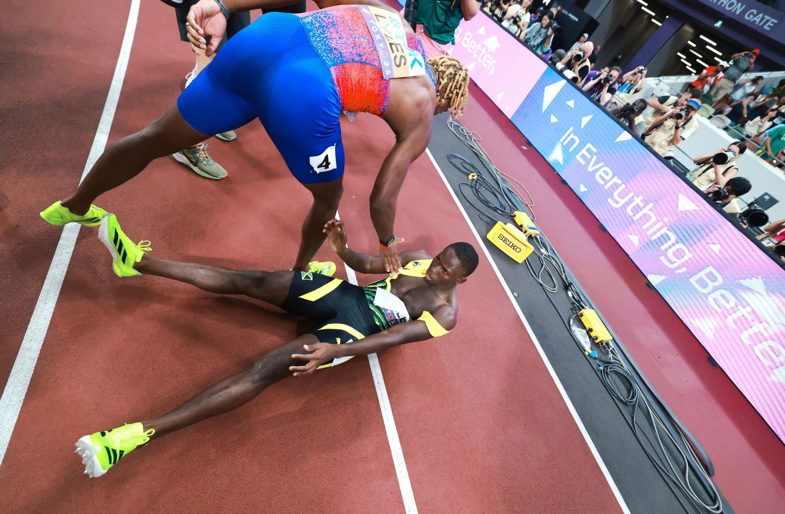 Las mejores imágenes del triunfo de Seville en 100 metros y del resto del Mundial de atletismo