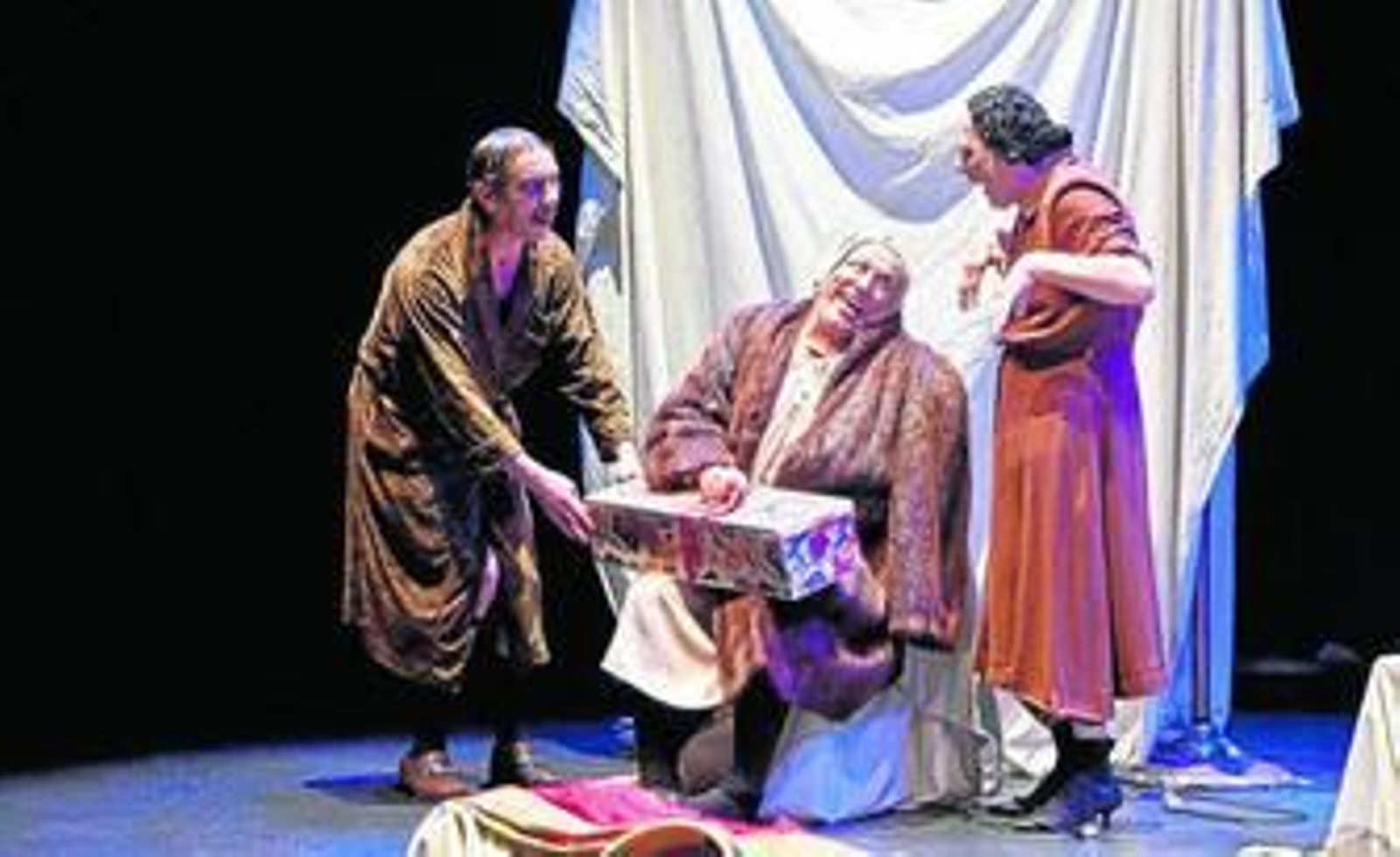 Los miembros de La Zaranda, en un momento de 'Nadie lo quiere creer'.