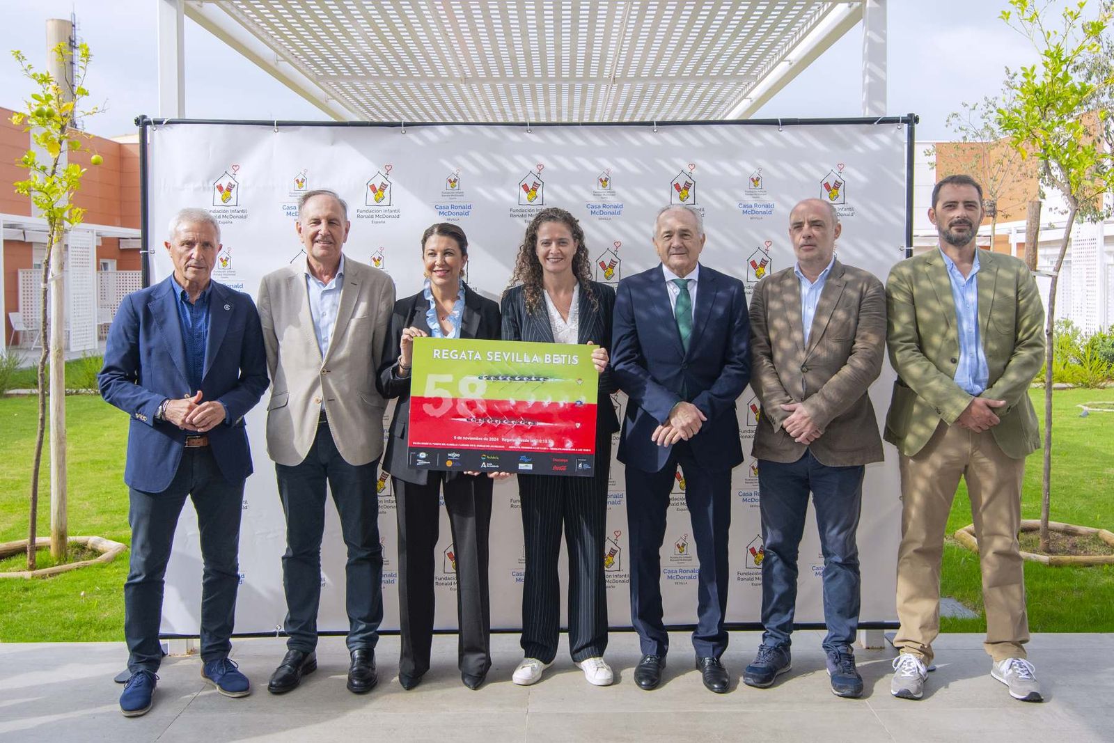 La presentación de este martes en la Casa Ronald McDonald de Sevilla.