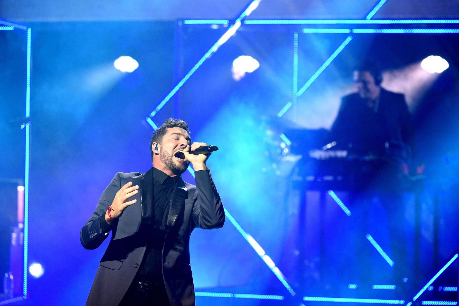 David Bisbal, durante un concierto de la pasada gira