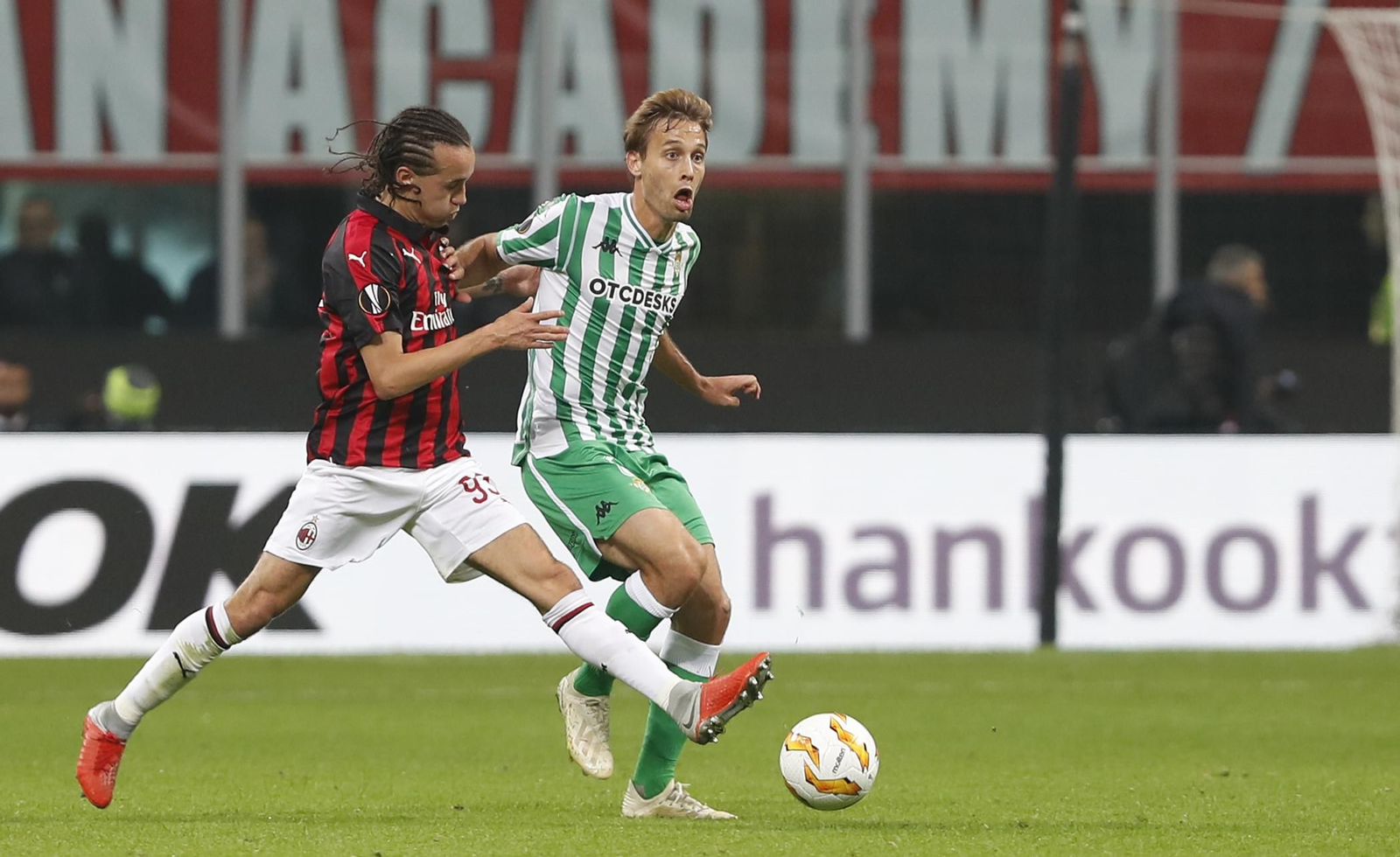 El Milan-Betis, en imágenes