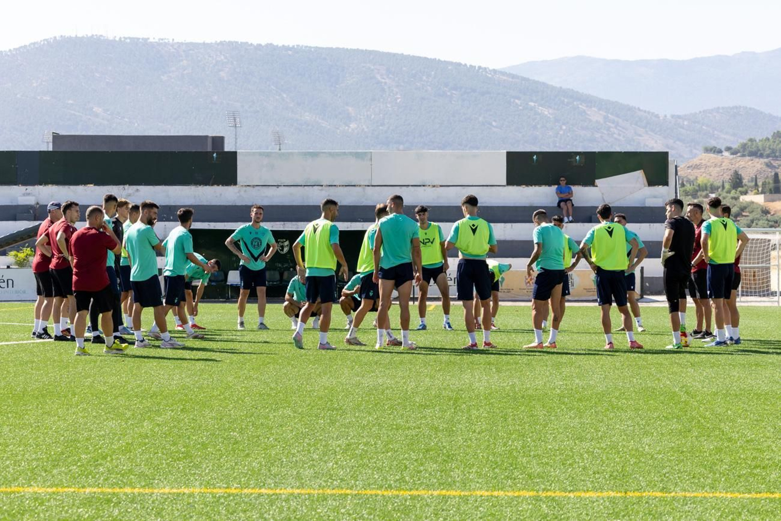 El primer entrenamiento del Real Jaén de la temporada 2025-26