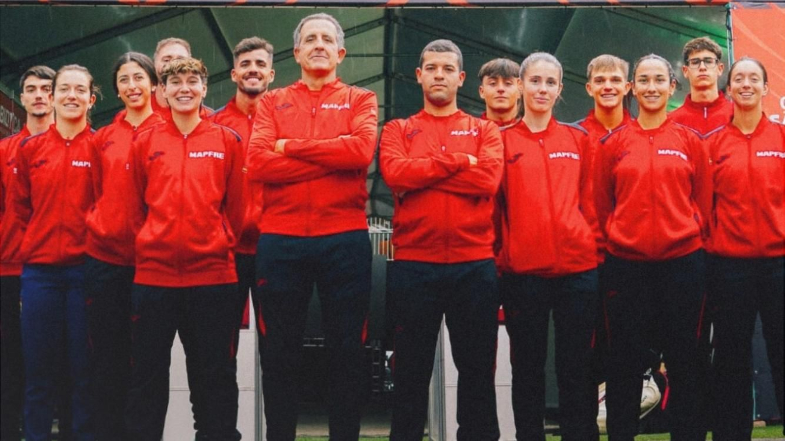 Los tres almerienses disfrutaron de una experiencia inolvidable.