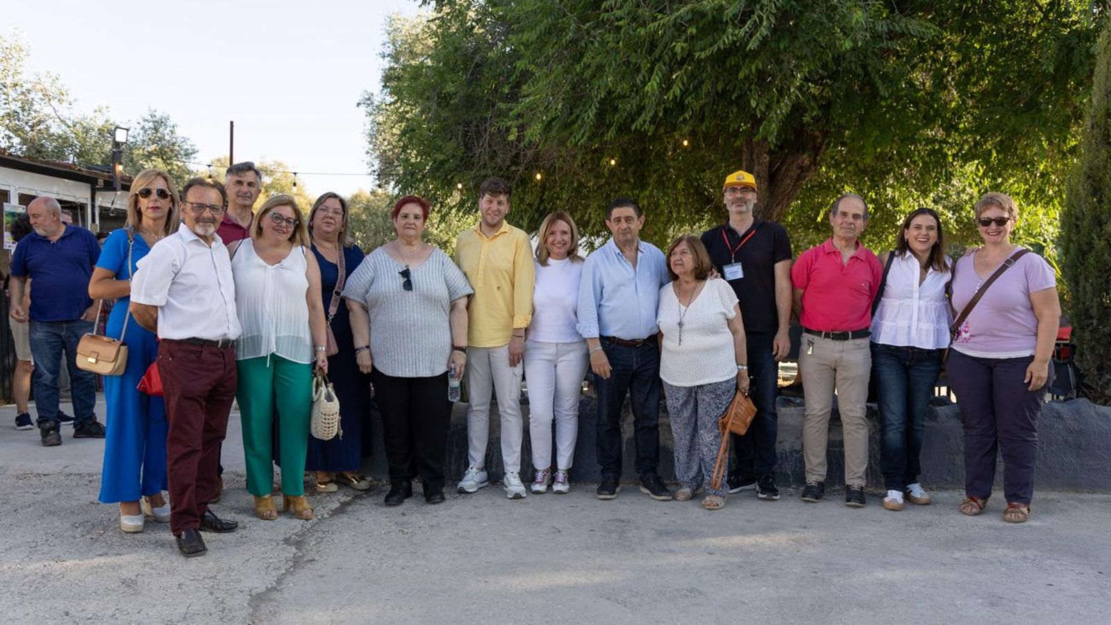 Inauguración del nuevo carril peatonal de la zona residencial Puente Tablas
