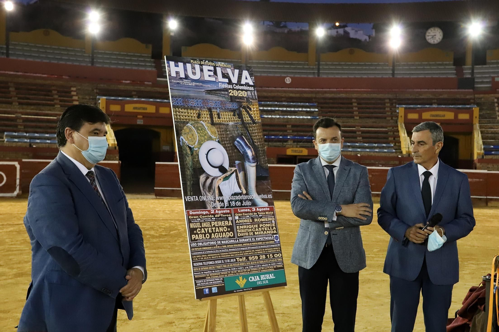 Imágenes de la presentación oficial de la Feria Taurina de Colombinas 2020