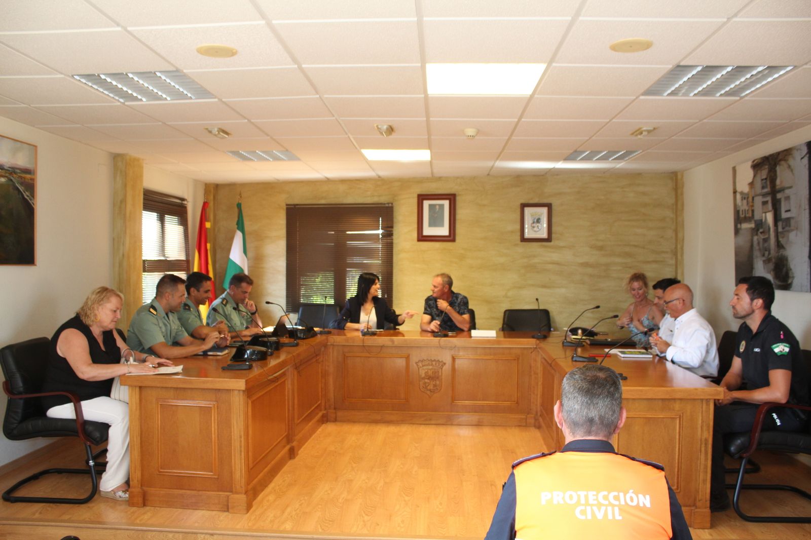 Imagen de la firma de adhesión al sistema 'VioGen' de Cijuela